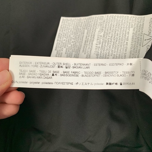 ZARA Black Faux Leather Full Zip Bomber Jacket - Picture 10 of 16